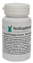 Foto van Verasupplements koperbisglycinaat tabletten