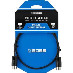 Foto van Boss bmidi-pb1 midi-kabel 5-pins multi-directioneel 30cm