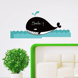 Foto van Walplus krijtbord decoratie sticker - walvis