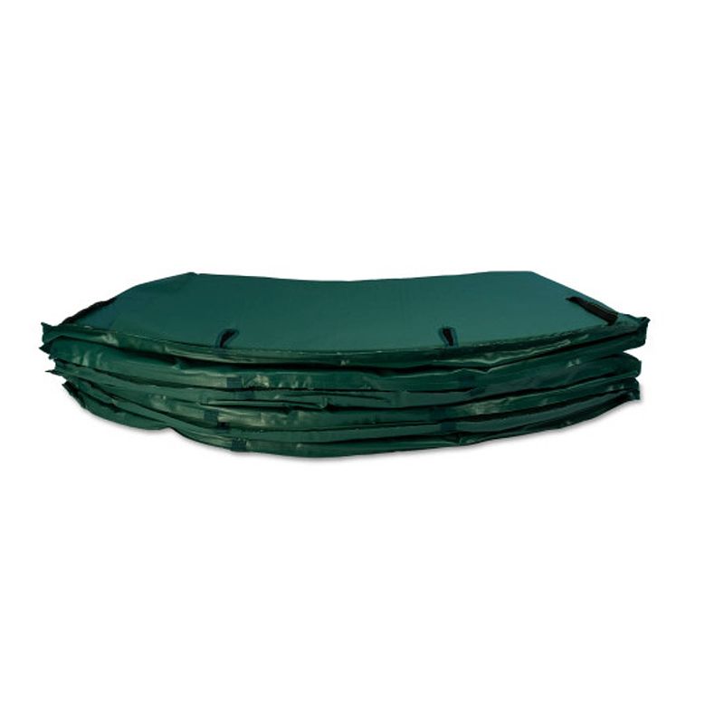 Foto van Exit trampoline beschermrand - allure classic - 427 x 244 cm - groen