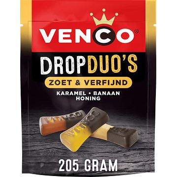 Foto van Venco dropduo'ss zoet & verfijnd 205g bij jumbo