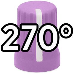 Foto van Dj techtools chroma caps 270 super knob purple draaiknop