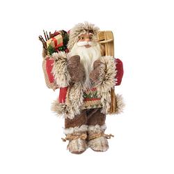 Foto van Kerstman pes country-look h30cm rd