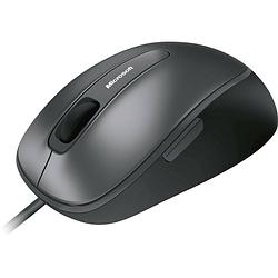 Foto van Microsoft comfort mouse 4500 muis usb optisch zwart 5 toetsen 1000 dpi