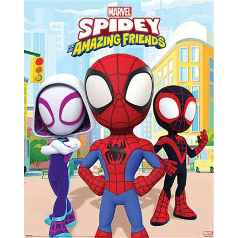 Foto van Poster spidey and his amazing friends power of 3 40x50cm