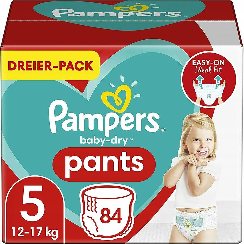 Foto van Pampers - baby dry pants - maat 5 - mega pack - 84 luierbroekjes