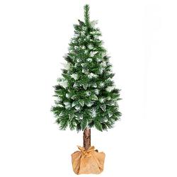 Foto van Kunstkerstboom diamond pine op stam 180 cm zonder verlichting