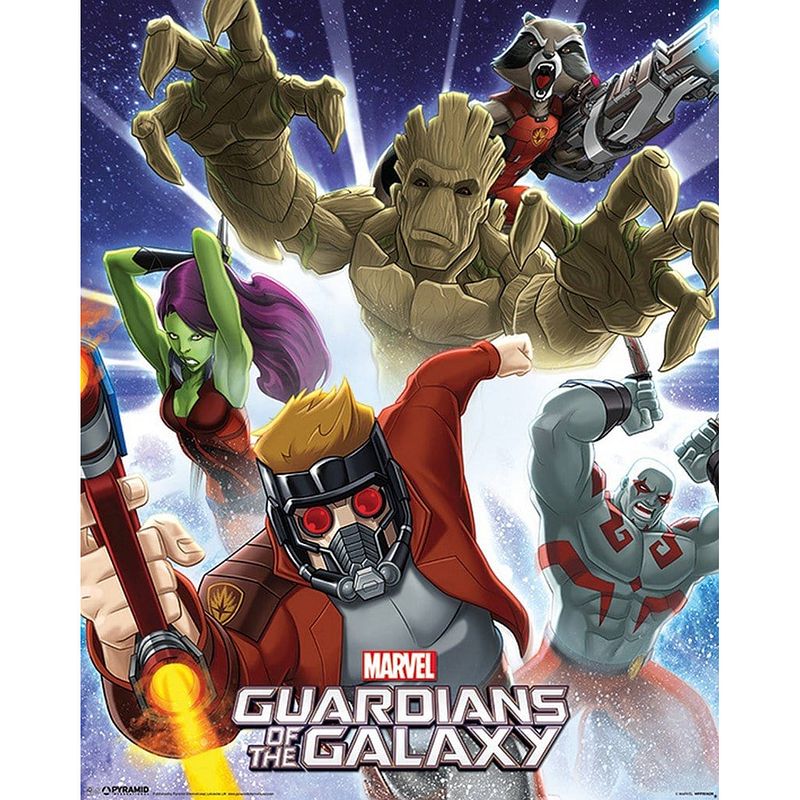 Foto van Pyramid guardians of the galaxy burst poster 40x50cm