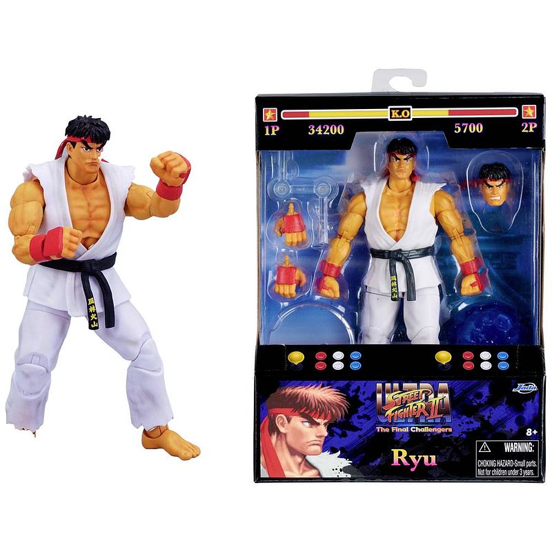 Foto van Jada toys street fighter ii ryu 6 figure