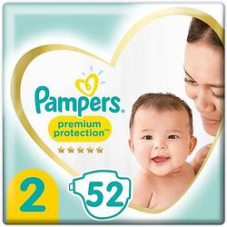 Foto van Pampers 52 premium protection luiers maat 2