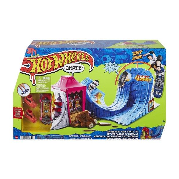 Foto van Hot wheels skate fingerboard amusement park set