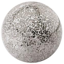 Foto van Johntoy bal opblaasbaar glitters 85 cm zilver