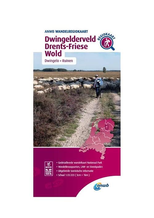 Foto van Dwingelderveld, drents-friese wold 1:33.333 - anwb - paperback (9789018046422)