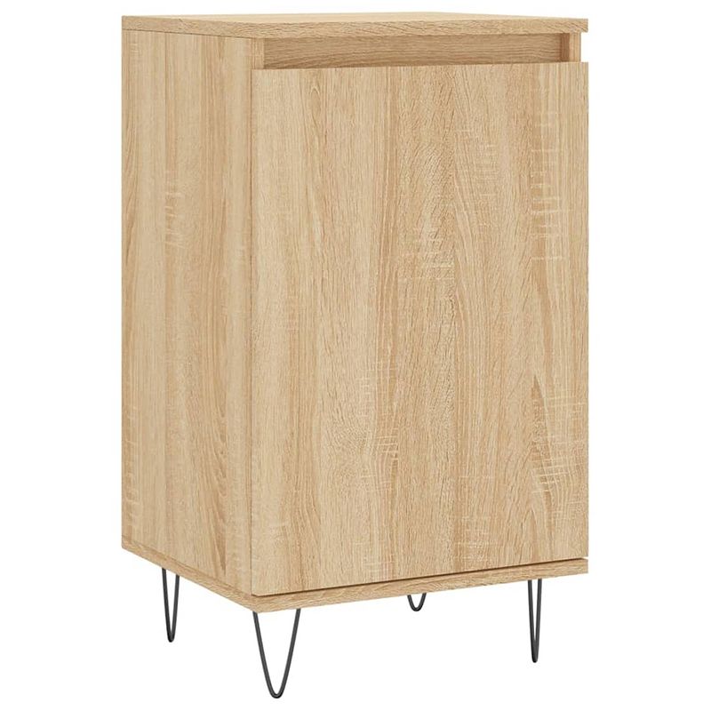 Foto van Vidaxl dressoir 40x35x70 cm bewerkt hout sonoma eikenkleurig