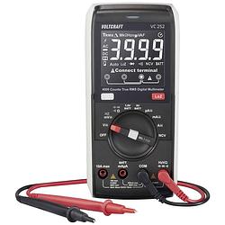 Foto van Voltcraft vc-13829980 multimeter kalibratie (iso) digitaal cat iii 600 v weergave (counts): 4000