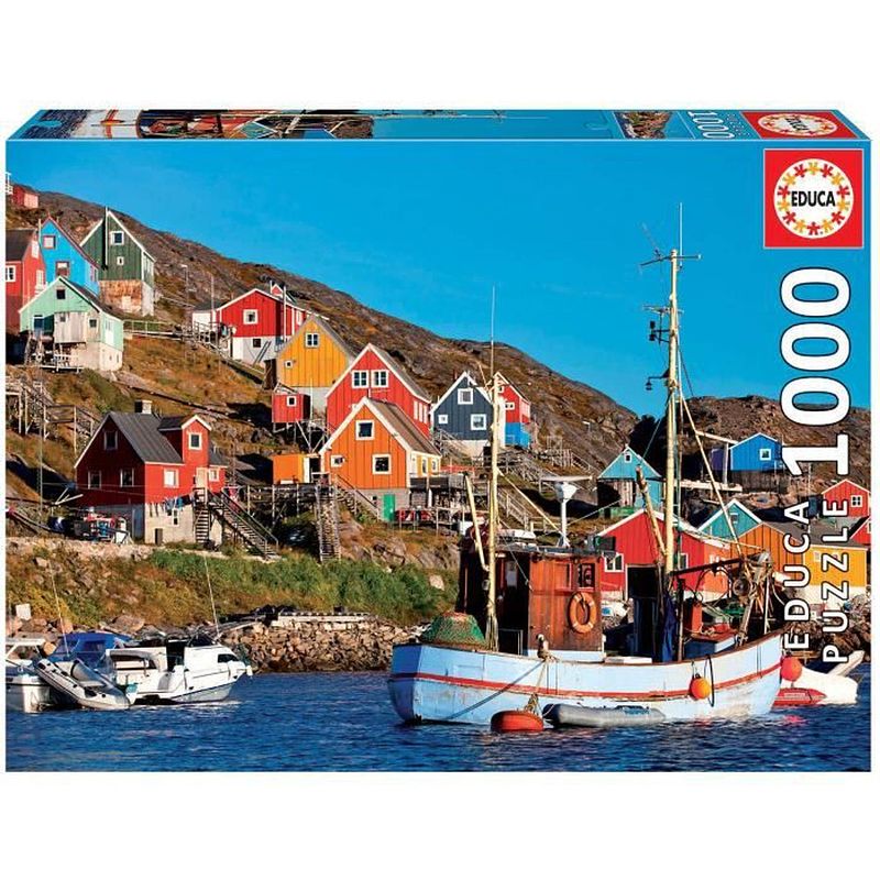 Foto van Educa puzzle 1000 nordic houses