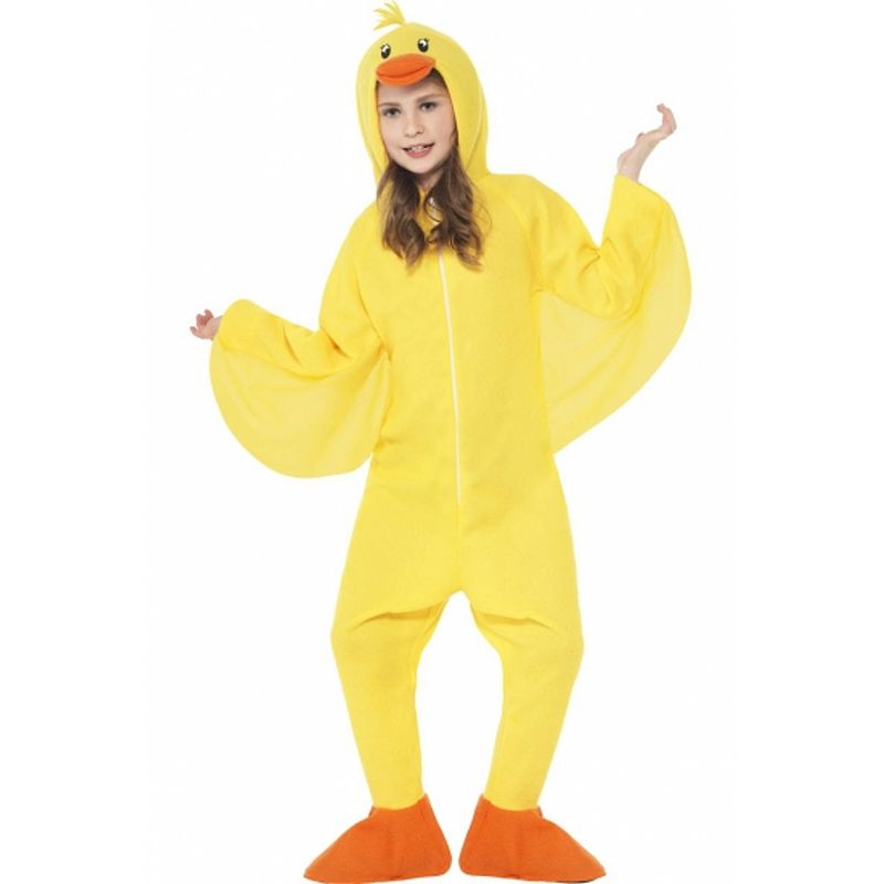 Foto van Onesie eend voor kids 130-143 (7-9 jaar) - carnavalskostuums