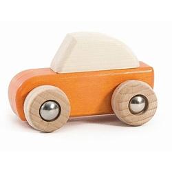Foto van Bajo houten pullback auto, oranje
