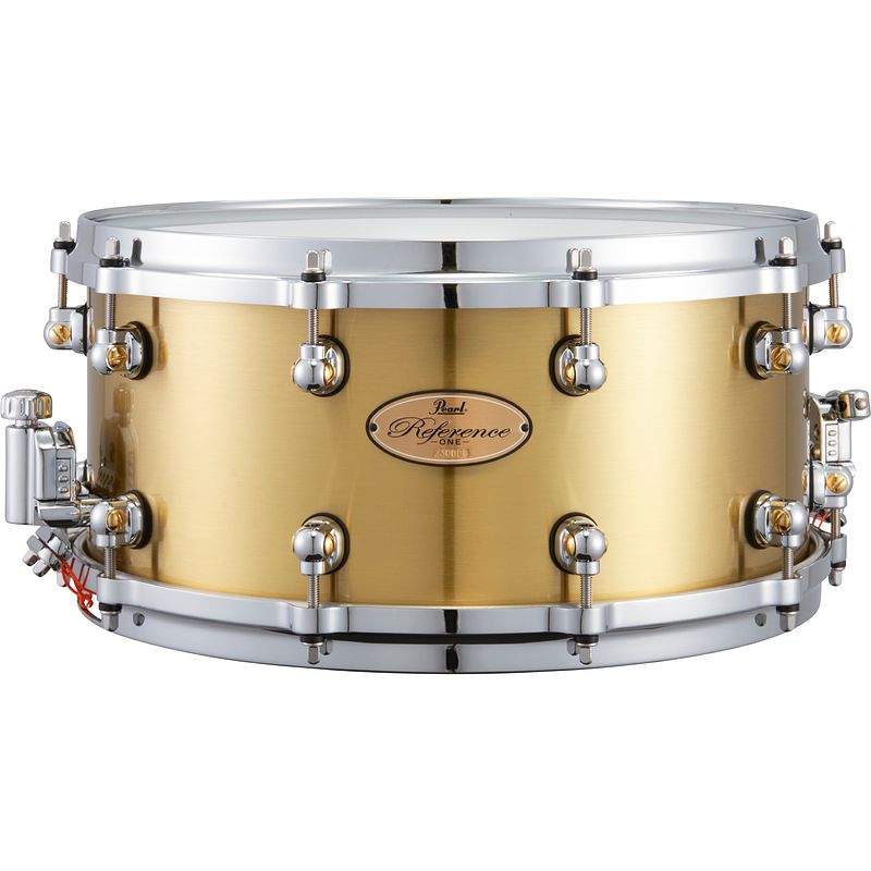 Foto van Pearl rf1b1465 reference one brass 14 x 6.5 inch snaredrum