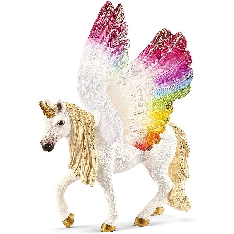 Foto van Schleich bayala gevleugelde regenboog eenhoorn - 70576