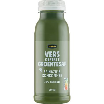 Foto van Jumbo vers groentesap spinazie & komkommer 250ml