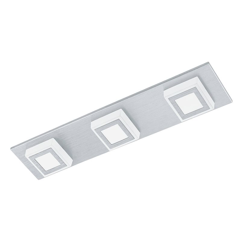 Foto van Eglo masiano - plafondlamp - led - aluminium-geborsteld - gesatineerd