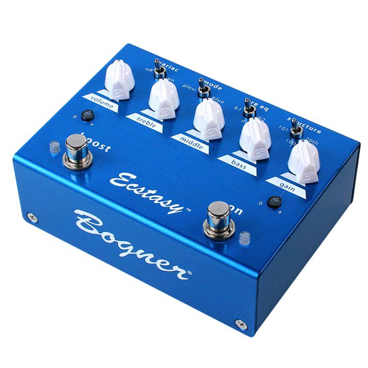 Foto van Bogner ecstasy blue overdrive pedaal