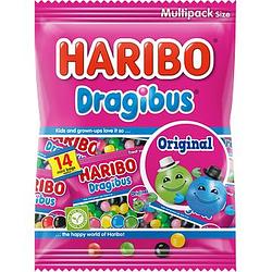 Foto van Haribo dragibus original uitdeelzakjes 350g bij jumbo