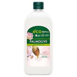 Foto van Palmolive naturals melk en amandel vloeibare handzeep navul fles 750ml bij jumbo