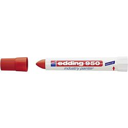 Foto van Edding edding 950 industry painter 4-950002 industriële marker rood watervast: ja