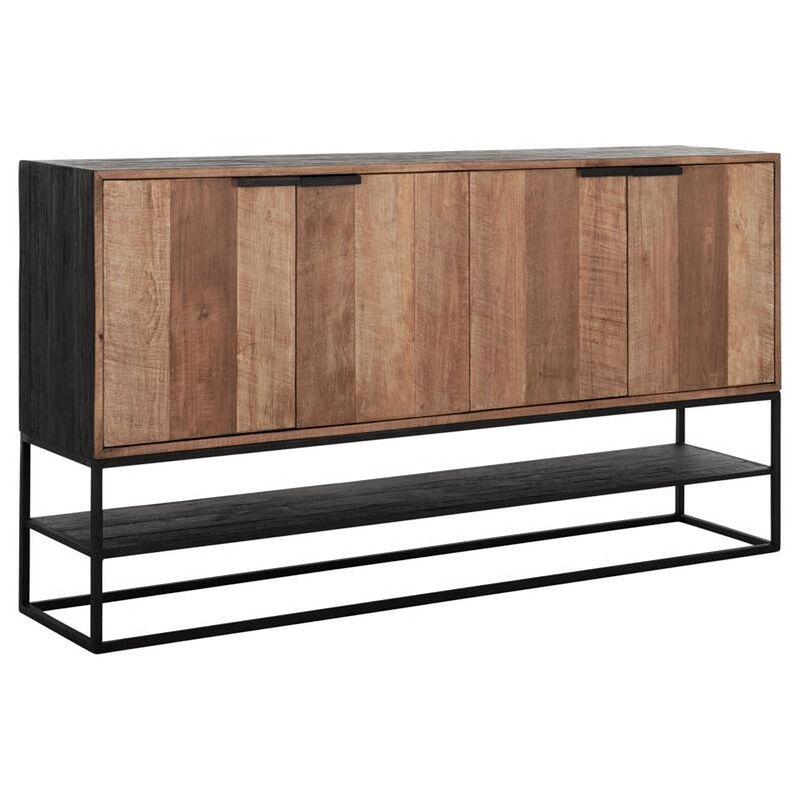 Foto van Dtp home dresser cosmo no.2, 4 doors,100x185x40 cm, recycled teakwood