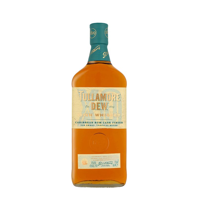 Foto van Tullamore dew xo caribbean rum cask 70cl whisky + giftbox