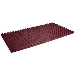 Foto van Auralex studiofoam pyramid burgundy 61x122x5cm absorber rood (12-delig)