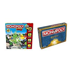 Foto van Spellenbundel - 2 stuks - monopoly junior & monopoly efteling