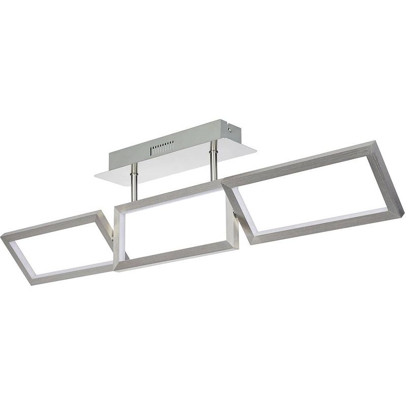 Foto van Brilliant g93451/21 tunar led-plafondlamp energielabel: f (a - g) 28 w aluminium