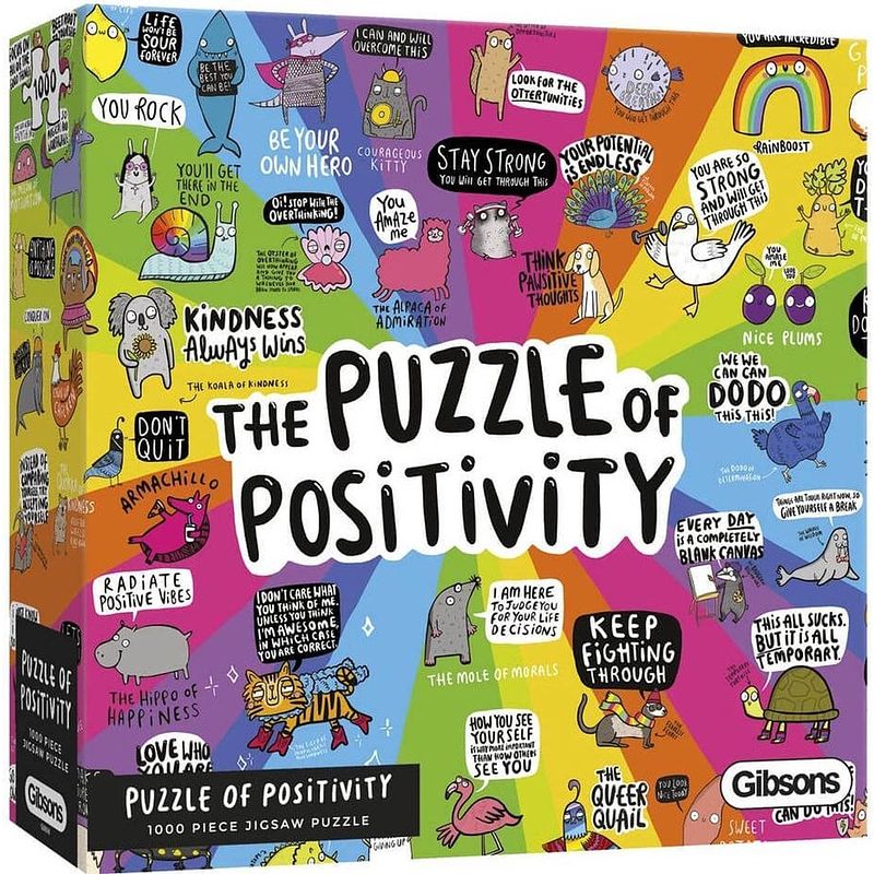 Foto van Gibsons puzzle of positivity (1000)