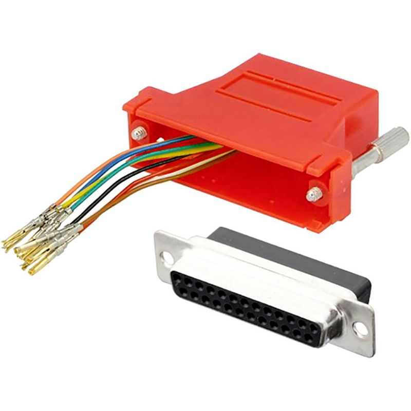 Foto van Encitech da9-smj8-k-r-rc d-sub adapter d-sub bus 9-polig - rj45-bus 8p8c 1 stuk(s)