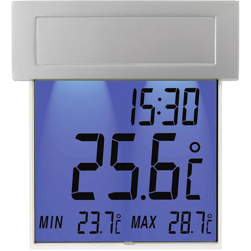 Foto van Tfa dostmann vision solar thermometer zilver