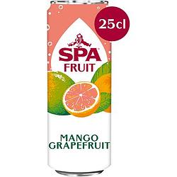 Foto van Spa fruit bruisende fruitige frisdrank mango grapefruit 25 cl blik bij jumbo