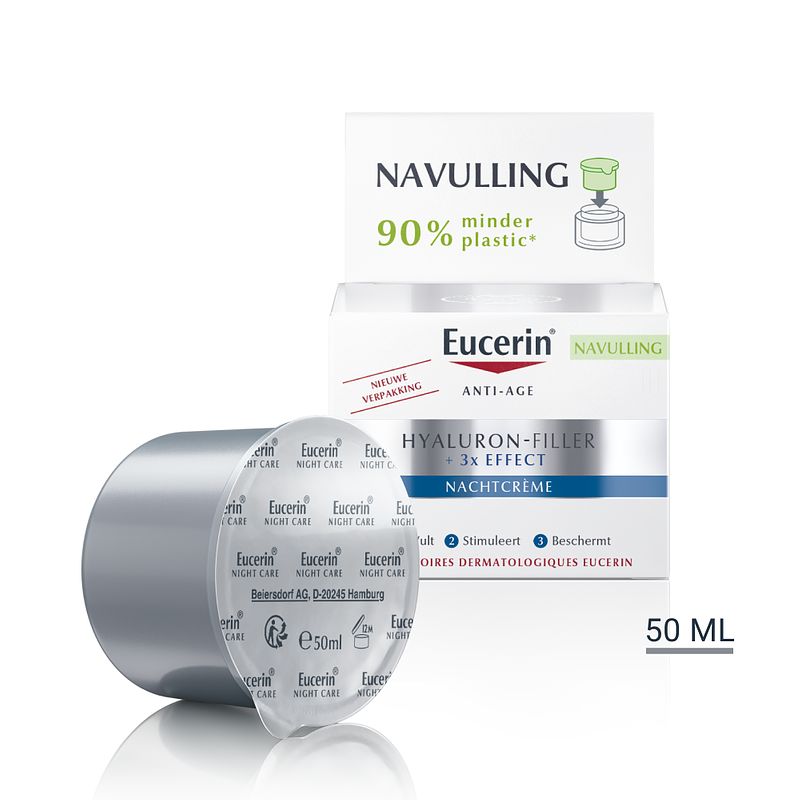 Foto van Eucerin hyaluron-filler nachtcrème navulling