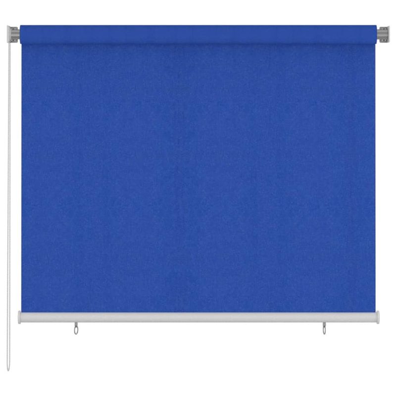 Foto van Vidaxl rolgordijn voor buiten 180x140 cm hdpe blauw