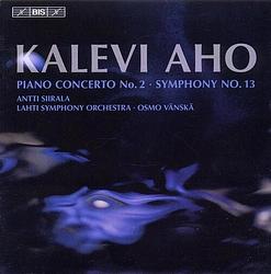 Foto van Aho: symphony no.13/piano concert no.2 - cd (7318590013168)