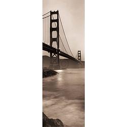 Foto van Alan blaustein - golden gate bridge i kunstdruk 90x30cm