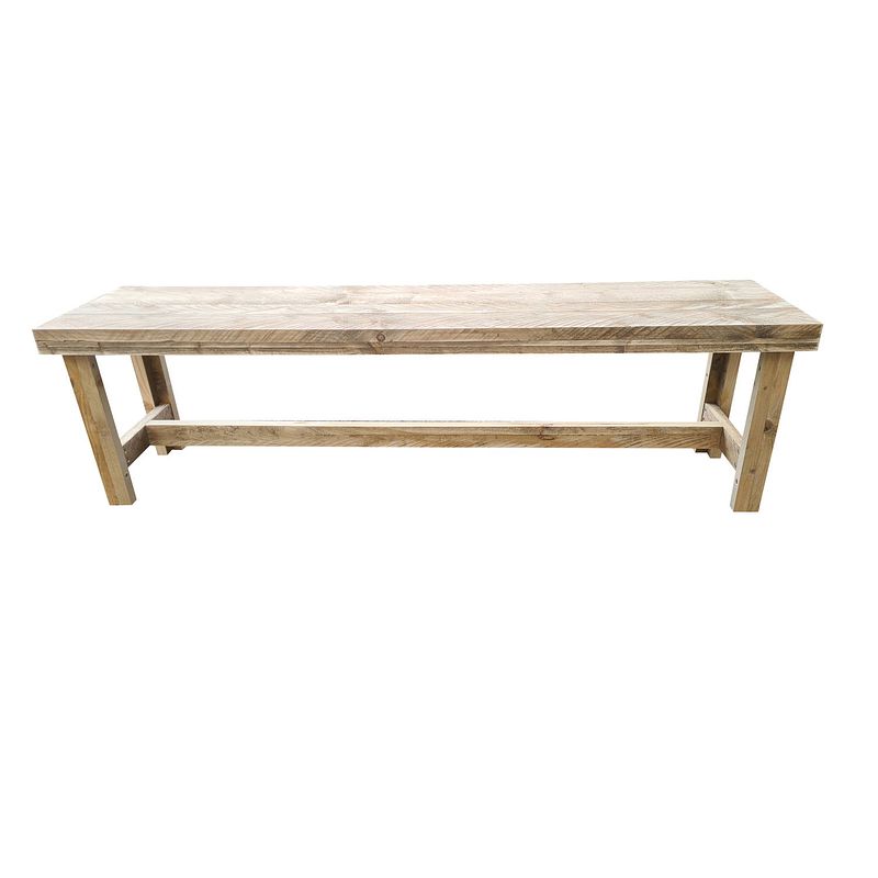 Foto van Wood4you - tuinbank rotterdam steigerhout -190lx43hx36d cm