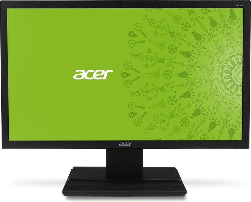 Foto van Acer v226hqlbbd monitor zwart