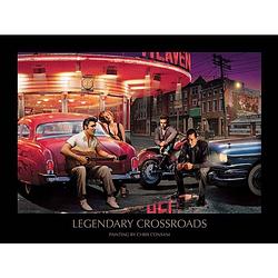 Foto van Pyramid legendary crossroads chris consani kunstdruk 80x60cm