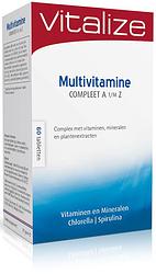 Foto van Vitalize multivitamine compleet a-z tabletten 60st