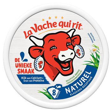 Foto van La vache qui rit smeerkaas 40+ naturel 8 stuks 120g bij jumbo