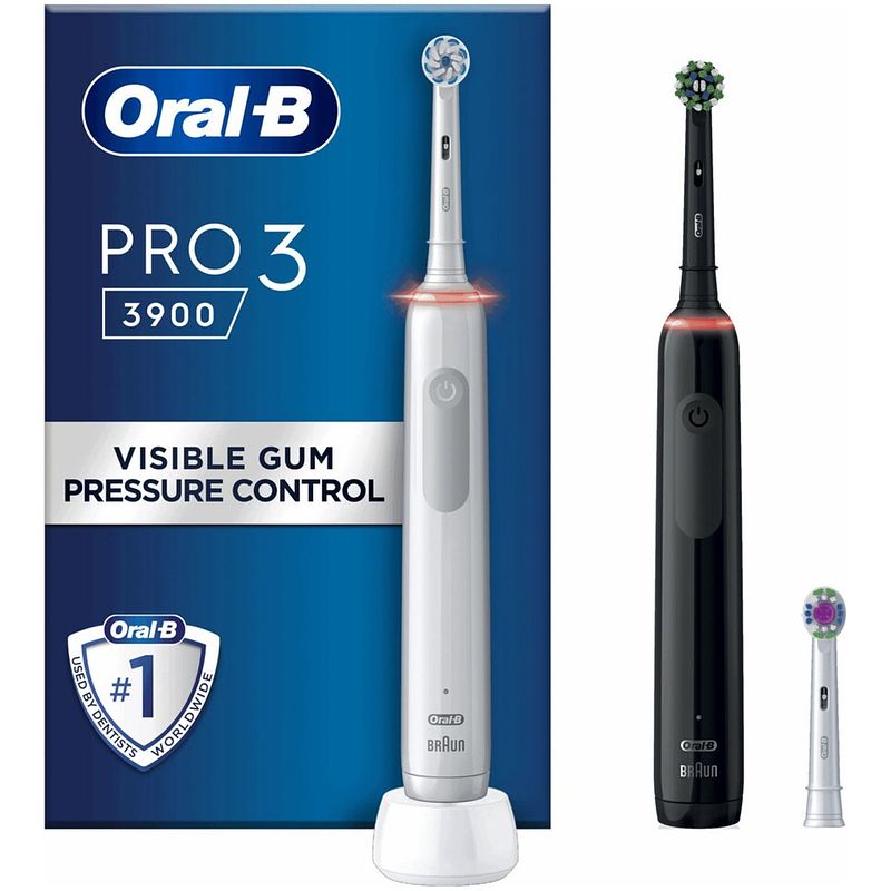 Foto van Oral-b pro 3900 duo zwart + wit