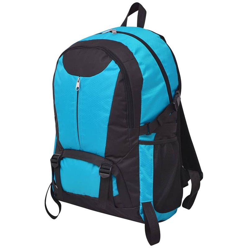 Foto van Vidaxl hiking rugzak 40 l zwart en blauw